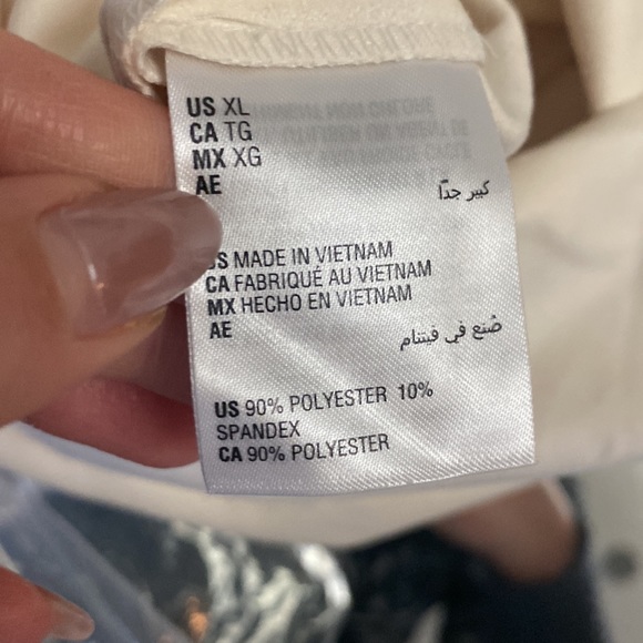 Alfani antique white skirt with slit. BNWT - Picture 7 of 8